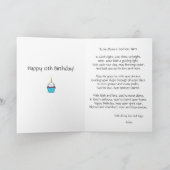 Gedicht "Personalisierter Geburtstag" von Godson Ankündigung (Innenseite)