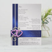 Gedicht Save the Date (Stehend Vorderseite)