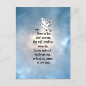 Gedicht "So Loved" Postkarte (Vorderseite)