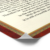 Gedicht "Traditioneller Stil" von Max Ehrmann Poster (Ecke)