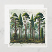 Gedicht über den Wald von Bäumen (Vorne/Hinten)