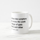 Gedicht über Leben und Liebe Kaffeetasse (VorderseiteRechts)