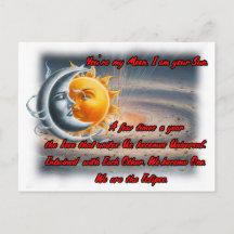 Gedicht über Sonne, Mond und Liebe