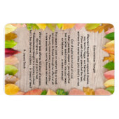 Gedicht "Unterbewusstes Denken" auf dem Flex 4"x6" Magnet (Horizontal)