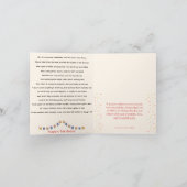 Gedicht von Mutter zum Geburtstag Karte (Innenseite)