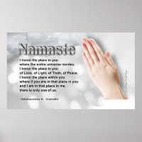 Gedicht von Namaste (Ehrung des Tages der Einheit 