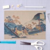 Gedicht von Teishin Kō (Fujiwara no Tadahira) Seidenpapier (Handwerk)