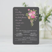 Gedicht-WEDING-EINLADUNG Einladung (Stehend Vorderseite)