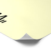 Gedicht "Wir tragen die Maske" Poster (Ecke)