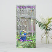 Gedicht ziehen von Unkraut (Stehend Vorderseite)