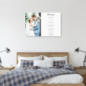 Gedicht-Zitat mit Foto Leinwanddruck (Insitu (Schlafzimmer))