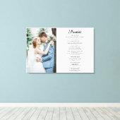 Gedicht-Zitat mit Foto Leinwanddruck (Insitu (Holzboden))