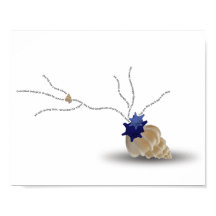 Gedicht zitiert minimalistischen Muschelstrand