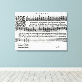 Gedicht zur Musik von Jean Antoine de Baif Leinwanddruck (Insitu (Holzboden))