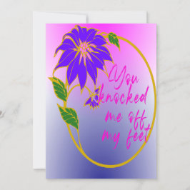 Gedichte der kurzen Liebe für einen geheimen Brei Dankeskarte