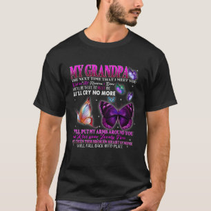 Gedichte für Männer Frauen Loved & Missed Opa Memo T-Shirt