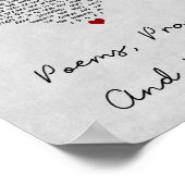 Gedichte Gebete und Versprechen Graues Herz Song L Poster (Ecke)