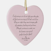 Gedichte Gottes Gedanken Keramikornament (Rechts)