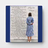 Gedichte Mitleid an der Nation Plaque Fotoplatte (Vorderseite)