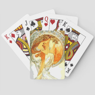 Gedichte von Alphonse Mucha Spielkarten