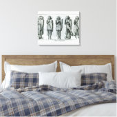 Gedichte von Rittertempeln Leinwanddruck (Insitu (Schlafzimmer))