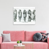 Gedichte von Rittertempeln Leinwanddruck (Insitu (Wohnzimmer))