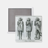 Gedichte von Rittertempeln Magnet (Vorderseite/Rückseite)