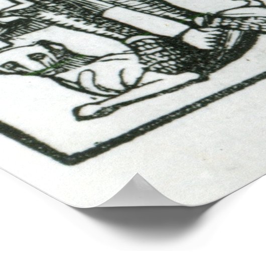 Gedichte von Rittertempeln Poster (Ecke)