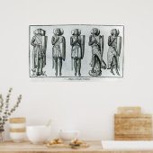 Gedichte von Rittertempeln Poster (Küche)