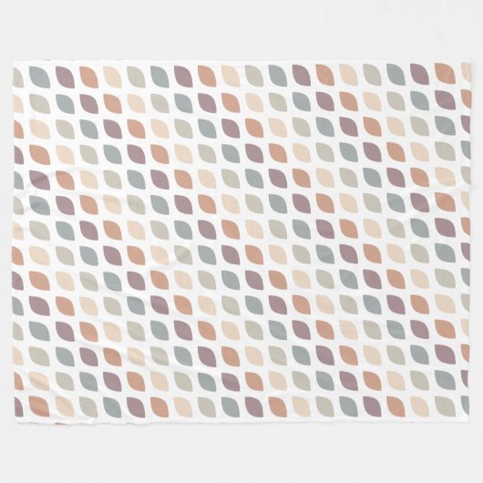 Gedichtete Pastelle Fleecedecke (Vorderseite (Horizontal))