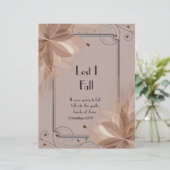 Gedichtpapier personalisiert Lest I Fall (Stehend Vorderseite)