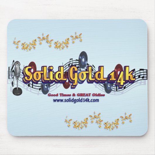 Gediegenes Gold 14k Mousepad (Vorne)