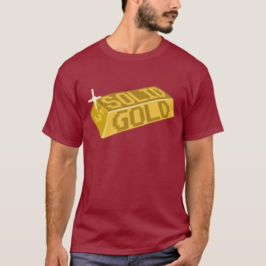 Gediegenes Gold T-Shirt (Vorderseite)
