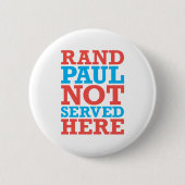 Gedienter hier patriotischer Knopf Rand-Pauls Button (Vorderseite)