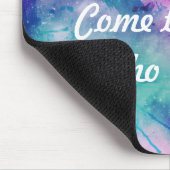 Gedränge-Aquarellsterngalaxie-Mausunterlage Mousepad (Ecke)