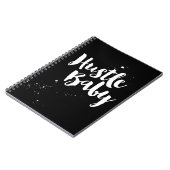 Gedränge-Baby-Notizbuch, handgemaltes Notizblock (Linke Seite)