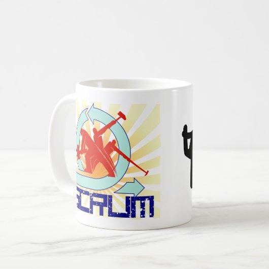 Gedränge/bewegliches - sind Sie beweglich? Kaffeetasse (Vorderseite Links)