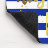 Gedränge-harter Goldfolien-Effekt Mousepad (Ecke)