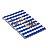 Gedränge-hartes gewundenes Notizbuch Notizblock (Rechte Seite)