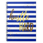 Gedränge-hartes gewundenes Notizbuch Notizblock (Vorderseite)