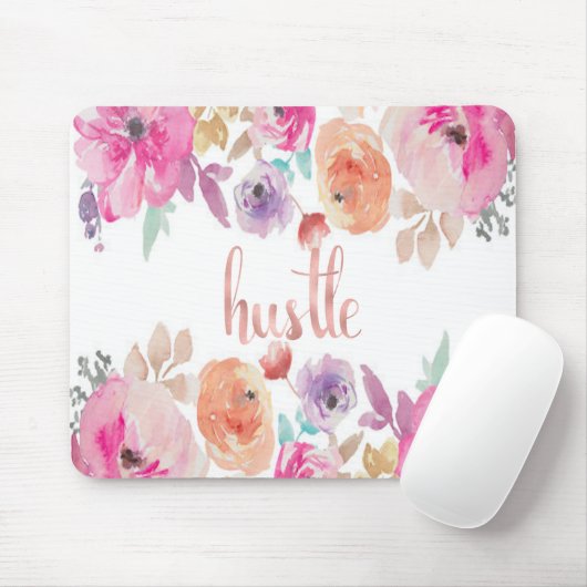 Gedränge mit Blumen Mousepad (Mit Mouse)