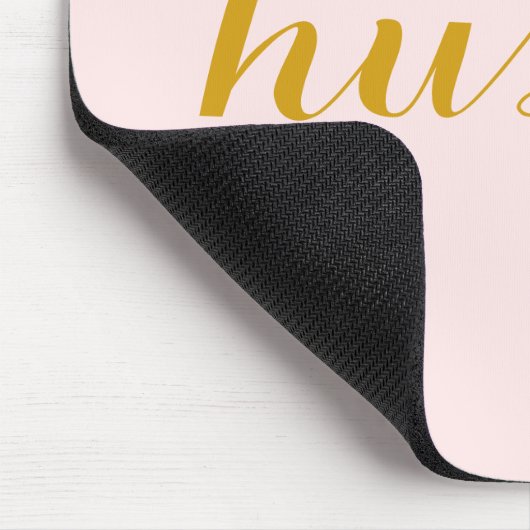 Gedränge Mousepad Rosa u. Gold (Ecke)