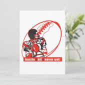 Gedränge | schlug | nie verlassenen einladung (Stehend Vorderseite)