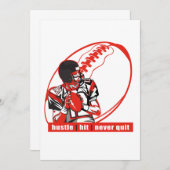 Gedränge | schlug | nie verlassenen einladung (Vorne/Hinten)