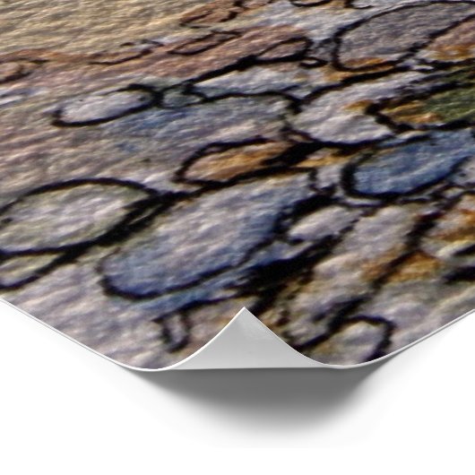 gedrängt poster (Ecke)