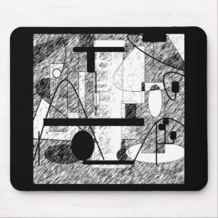 Gedrängter Raum Mousepad