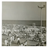 Gedrängter Strand Fliese (Vorderseite)