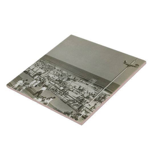 Gedrängter Strand Fliese (Seite)