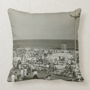 Gedrängter Strand Kissen