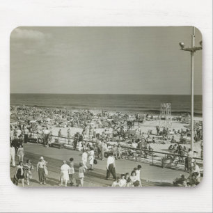 Gedrängter Strand Mousepad